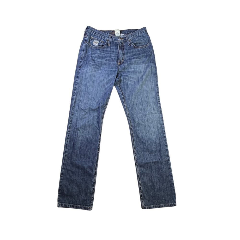 Cinch Silver Label 006 33x34 Men's Western Slim Straight Jeans Dark Wash